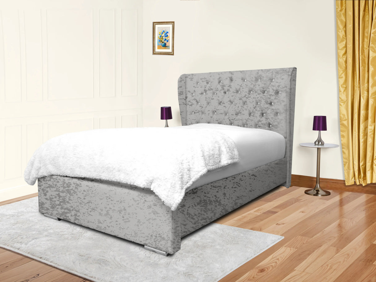Cierra Wingback Upholstered Bed