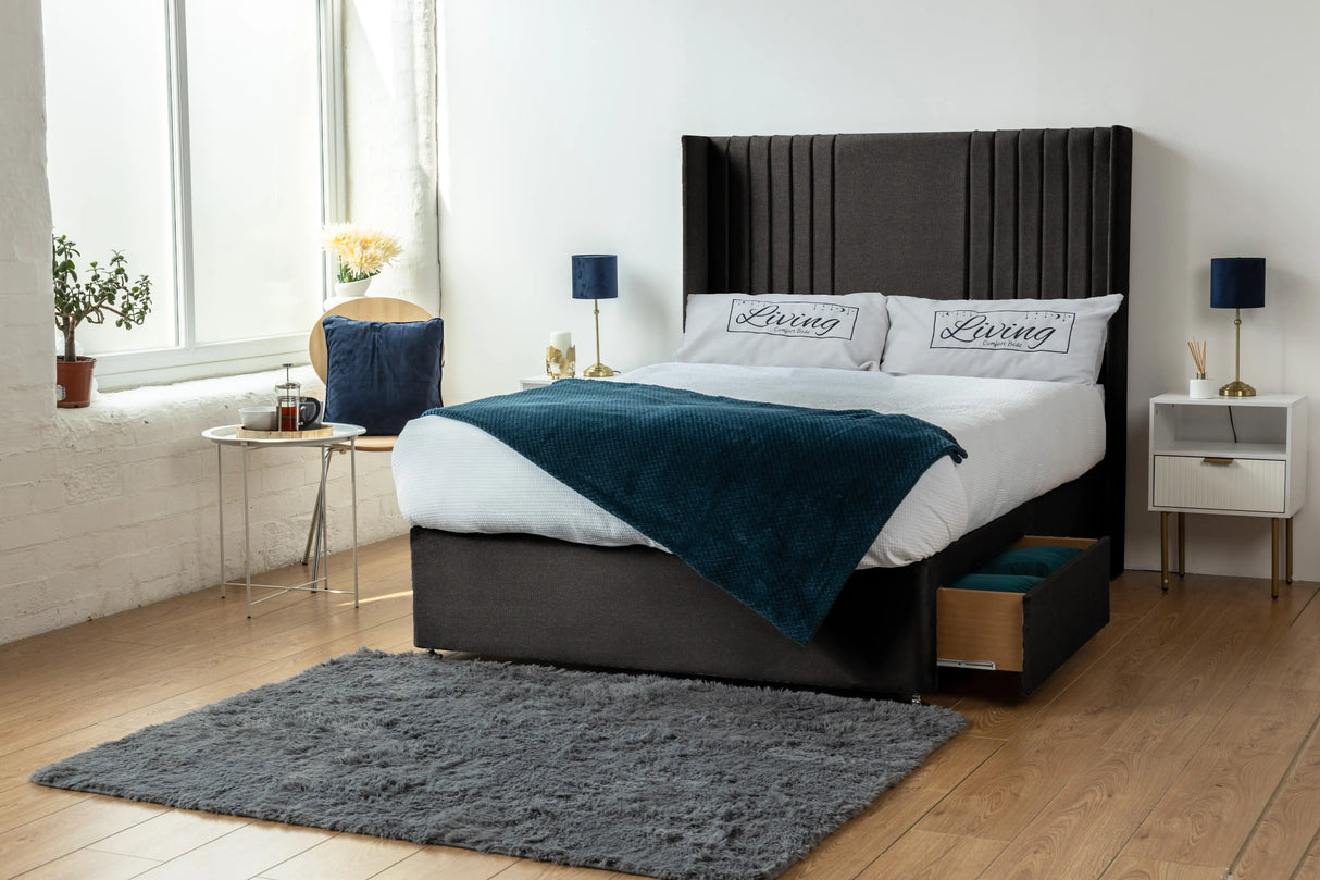 Skyline wingback Divan Bed