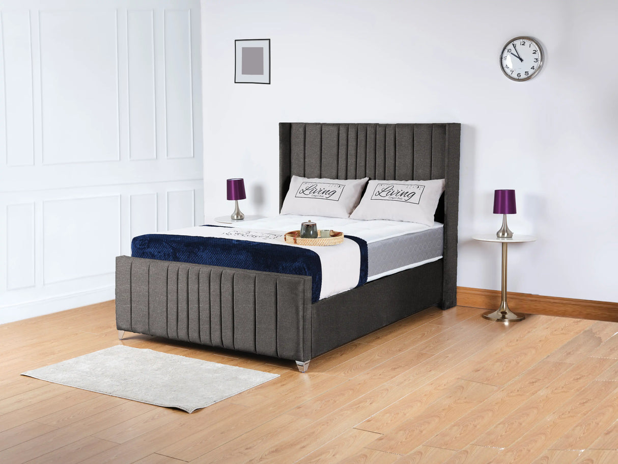 Balmoral Wingback Upholstered Bed