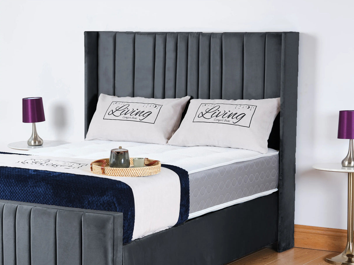 Balmoral Wingback Upholstered Bed