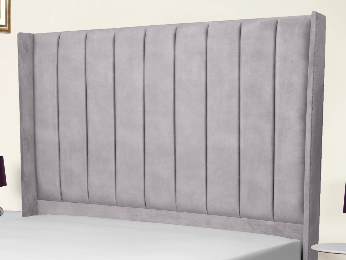 Sara Wingback Upholstered Bed