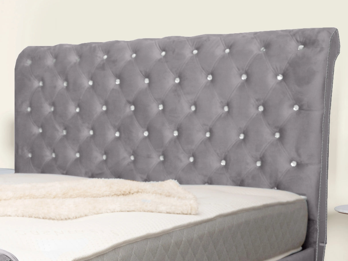 Swanzy Sleigh Upholstered Bed