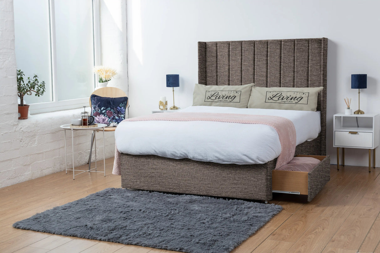 Bella Wingback Divan Bed