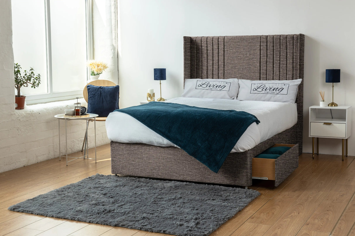 Skyline wingback Divan Bed