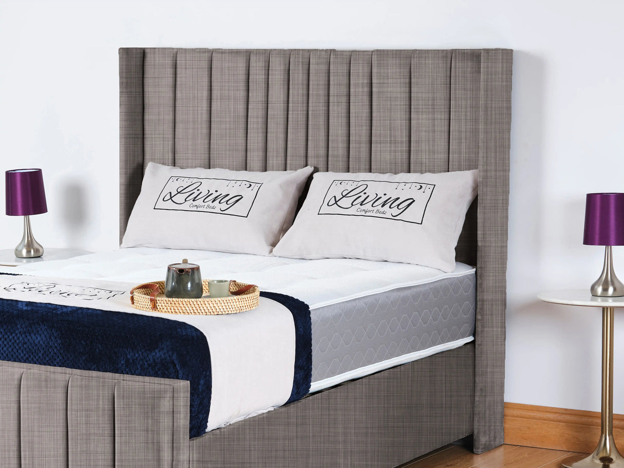 Balmoral Wingback Upholstered Bed