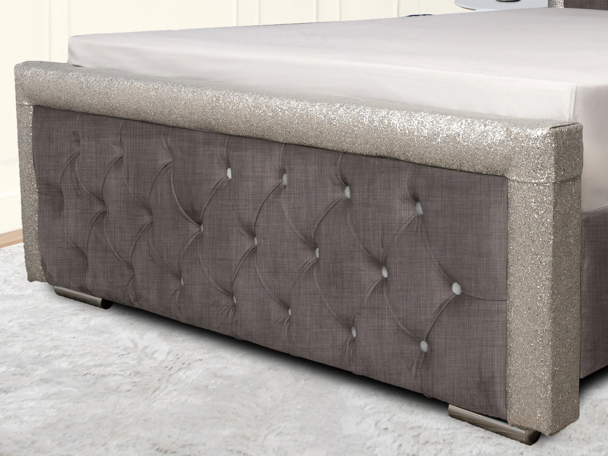 Glitz Upholstered Bed