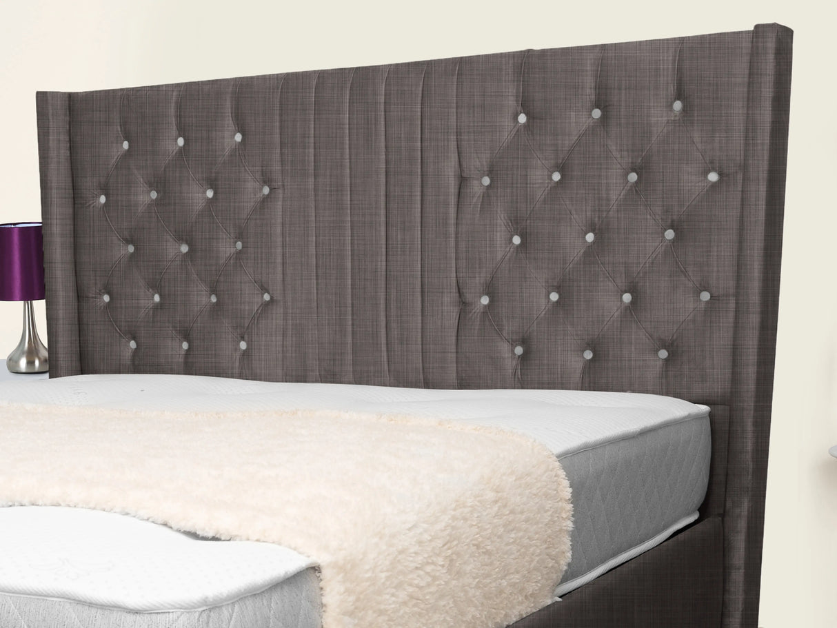 Middleton Wingback Upholstered Bed