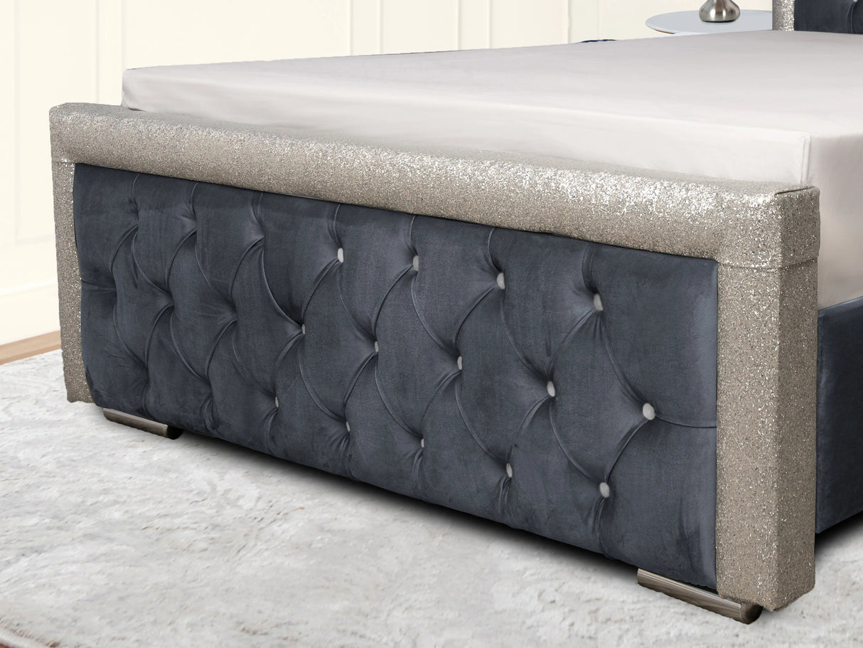 Glitz Upholstered Bed