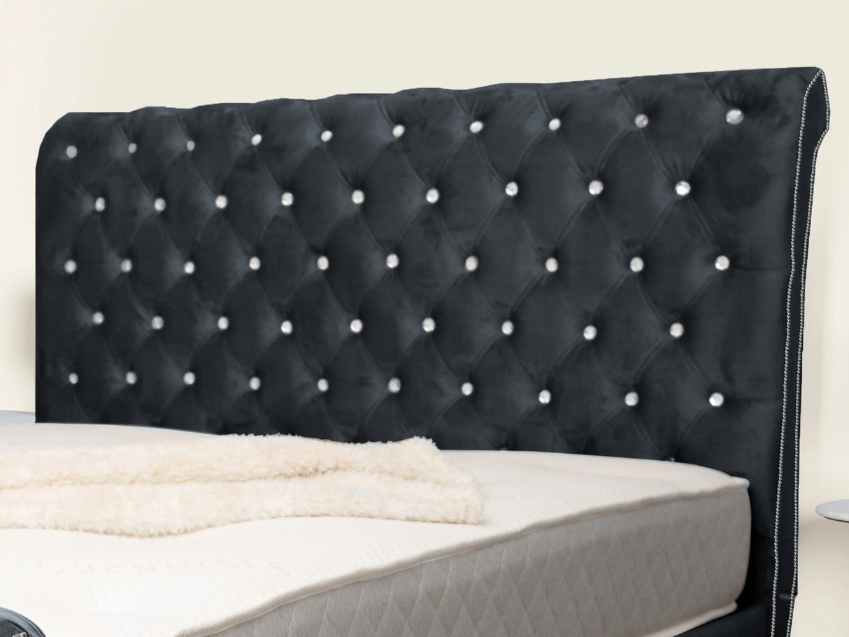 Swanzy Sleigh Upholstered Bed