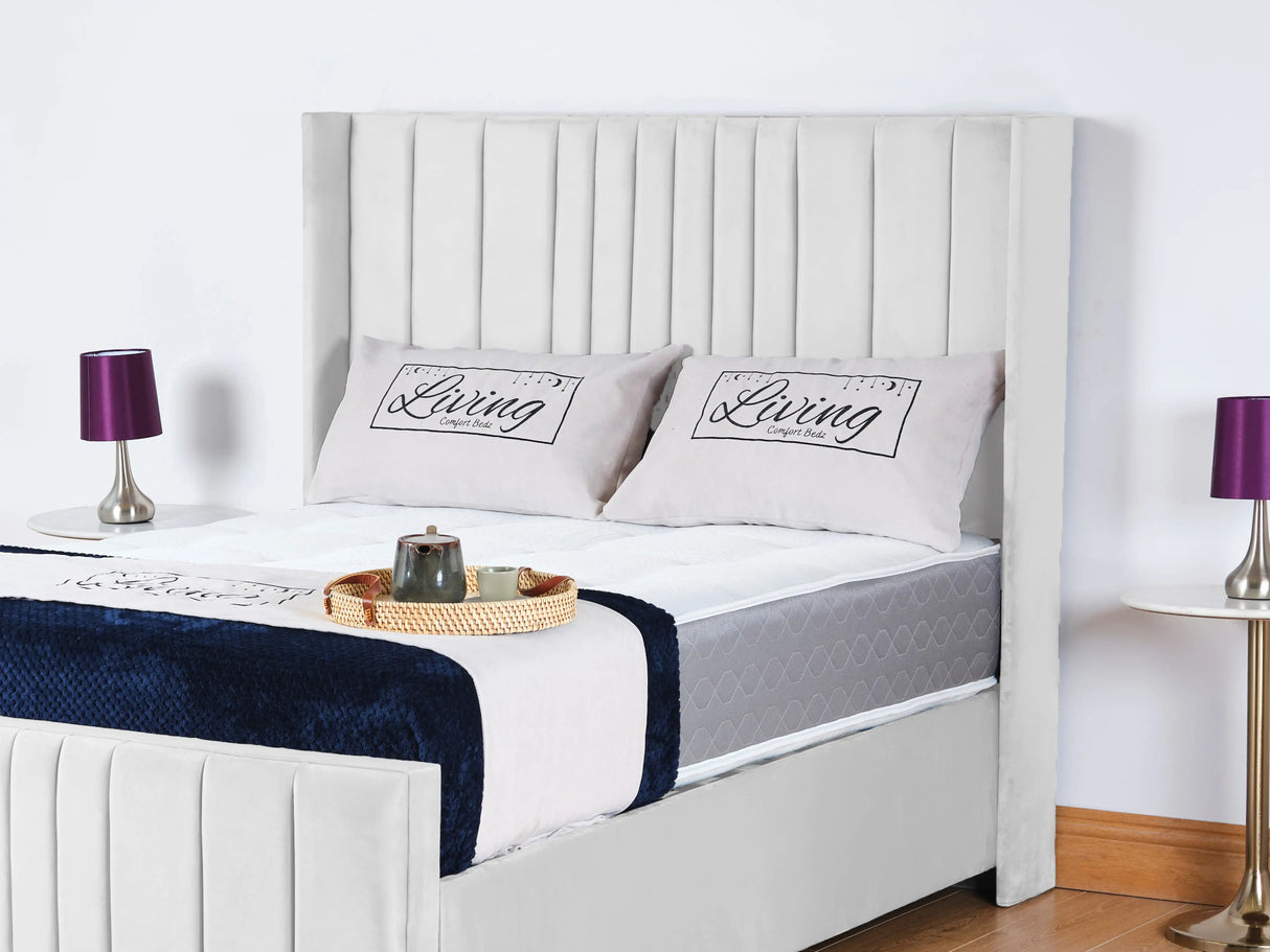 Balmoral Wingback Upholstered Bed