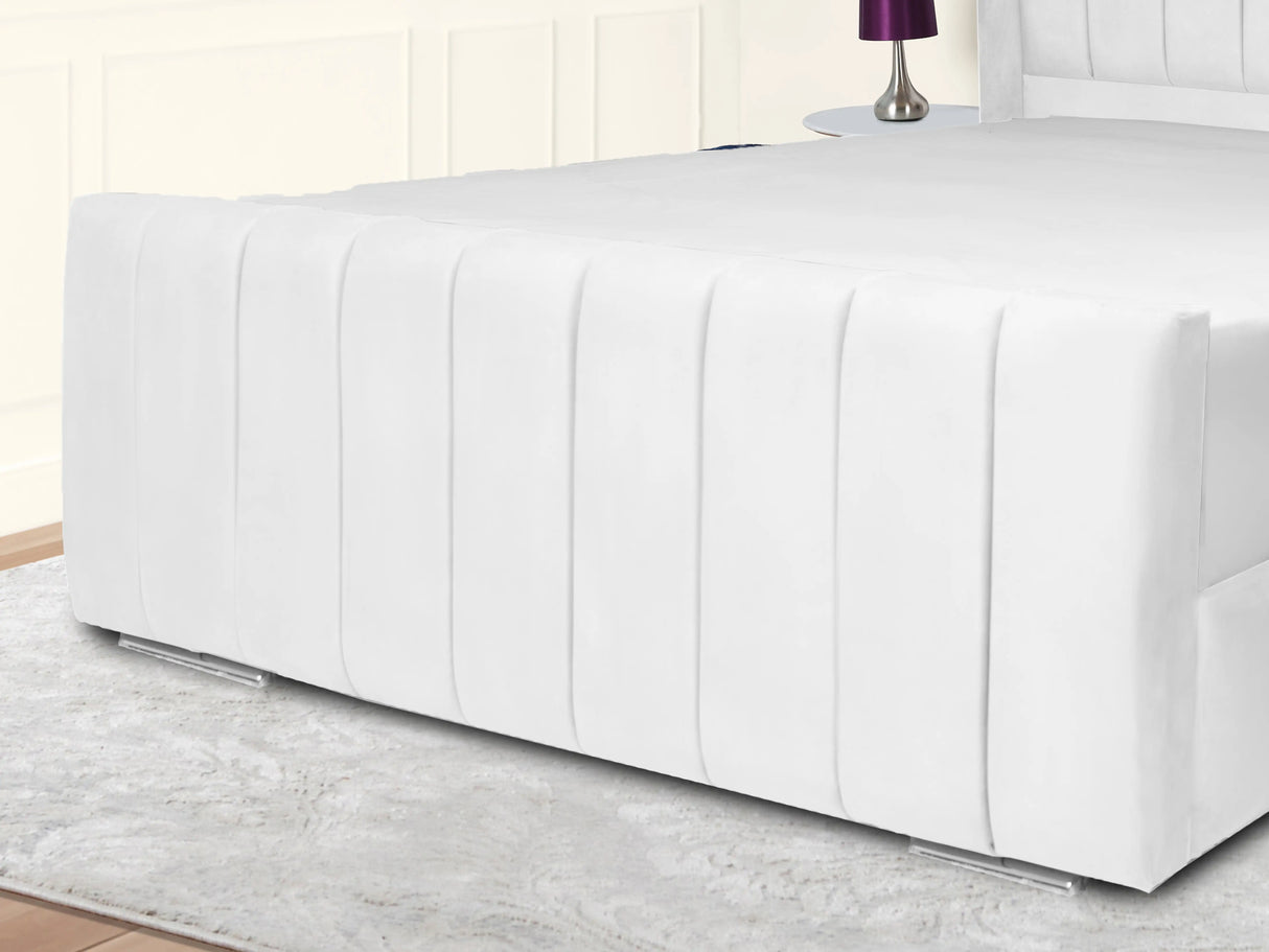 Sara Wingback Upholstered Bed