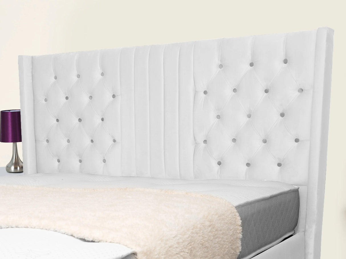 Middleton Wingback Upholstered Bed