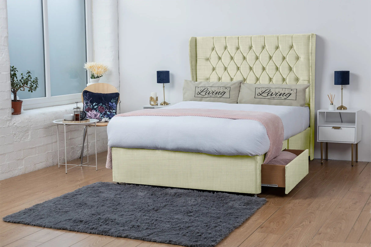 Mary Wingback Divan Bed