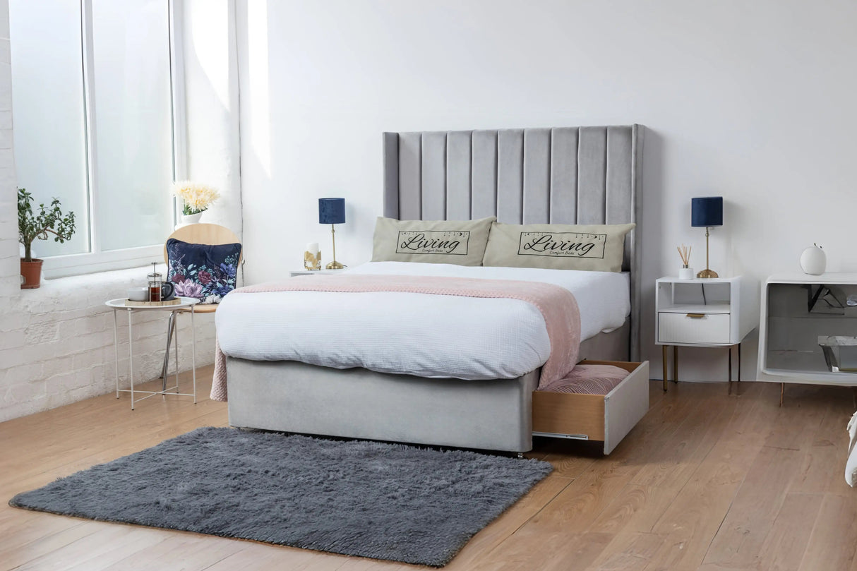 Bella Wingback Divan Bed