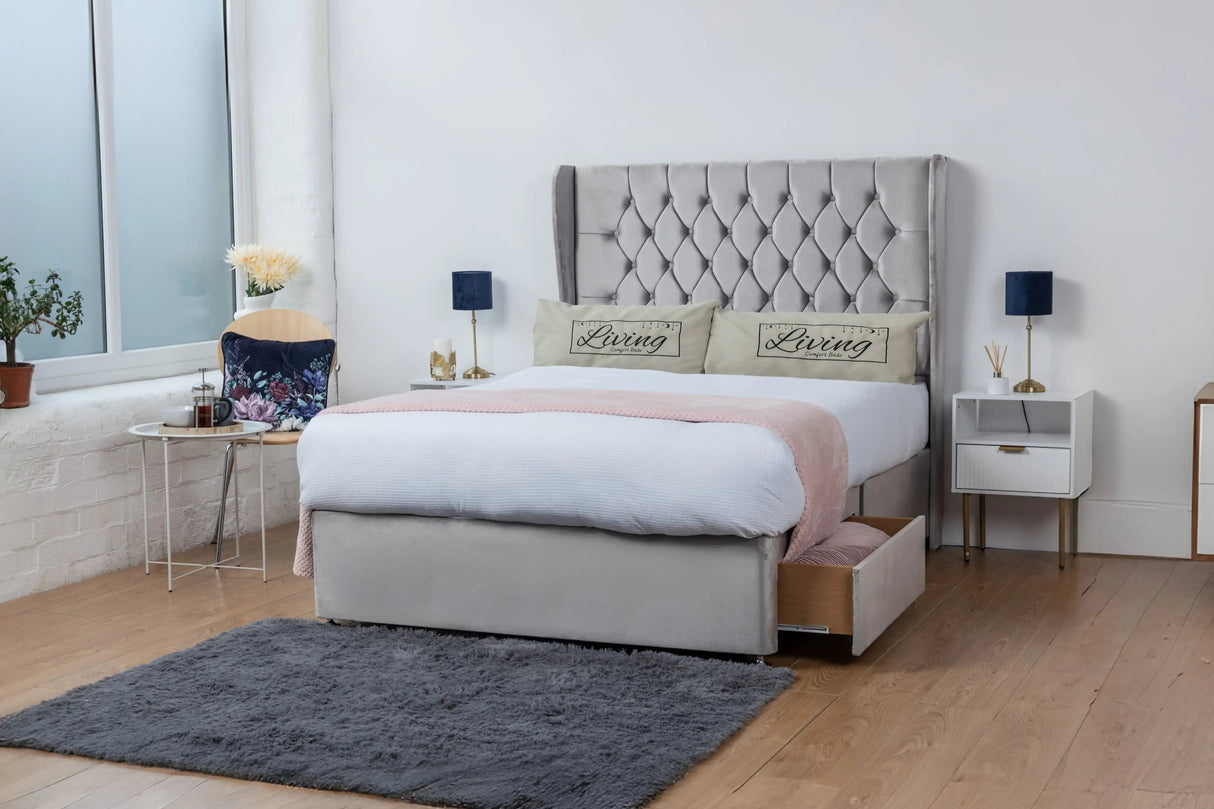 Mary Wingback Divan Bed