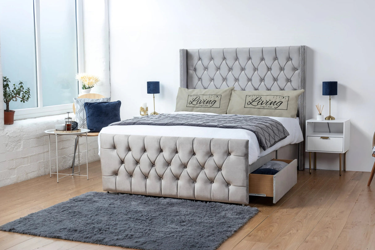 Emily Wingback Divan Bed
