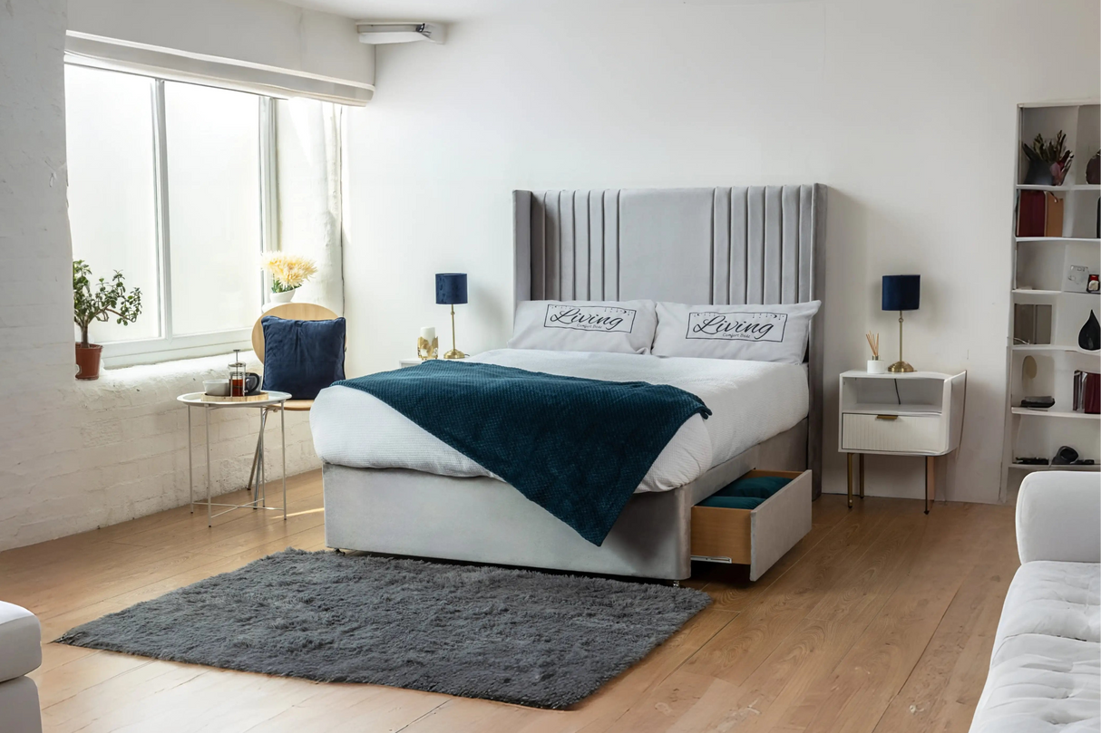 Skyline wingback Divan Bed