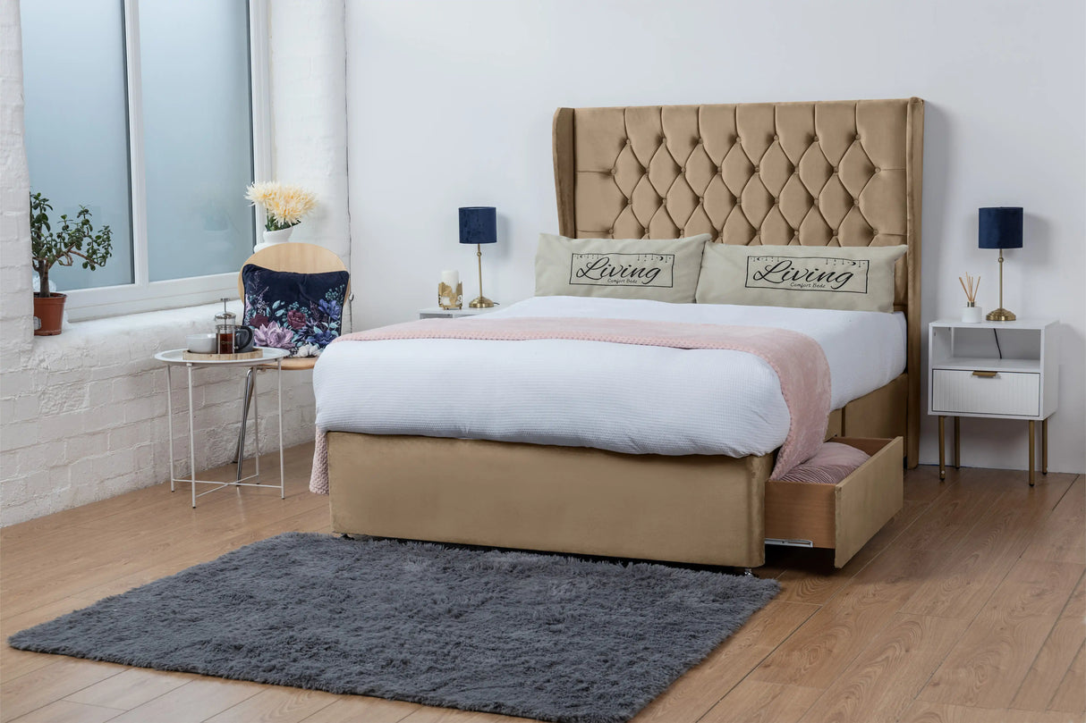 Mary Wingback Divan Bed