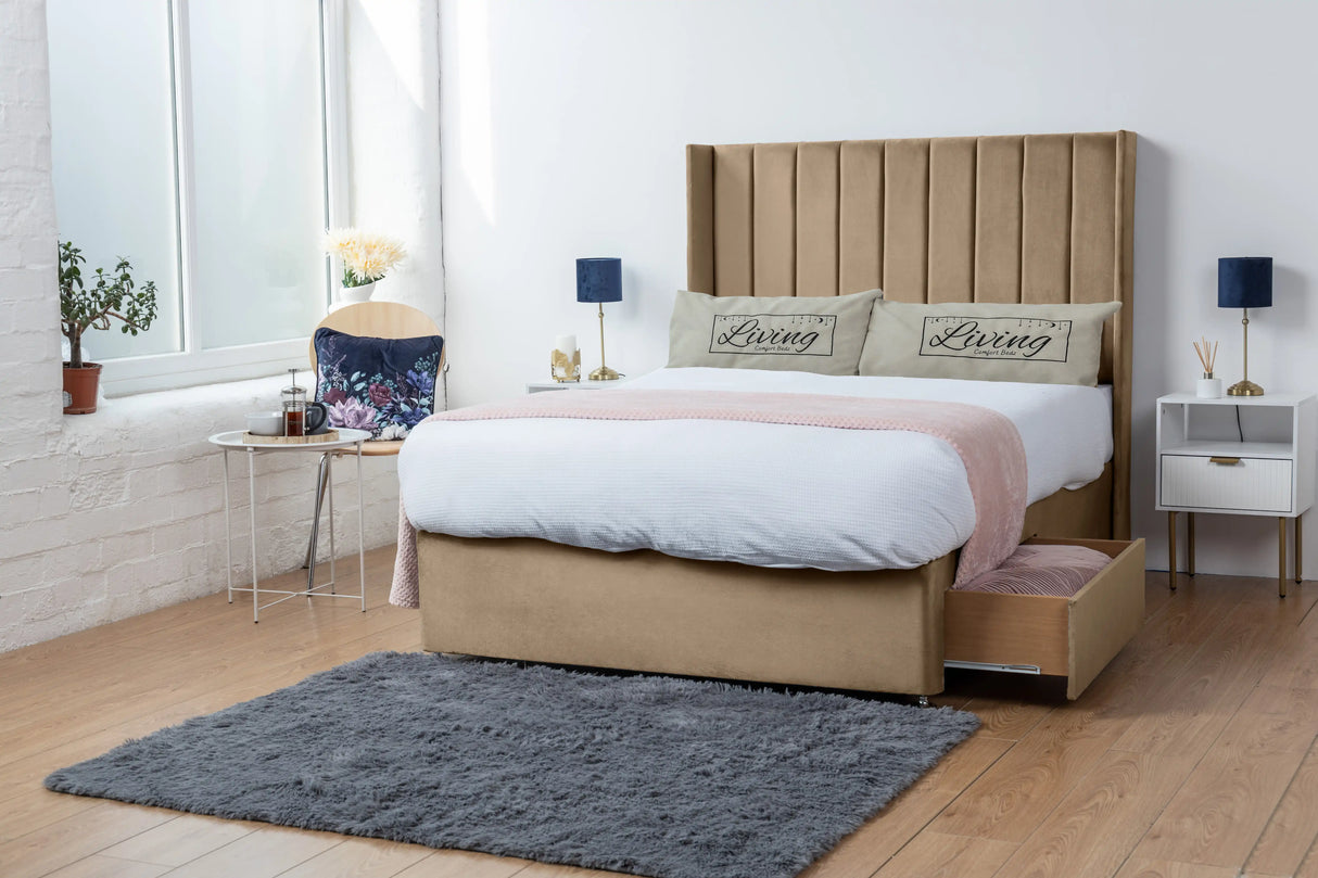 Bella Wingback Divan Bed