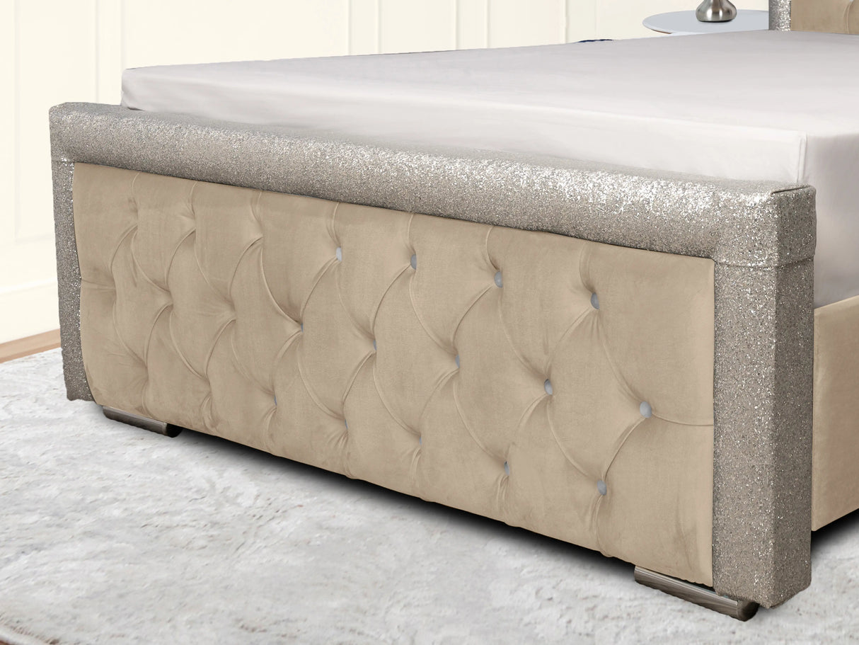 Glitz Upholstered Bed
