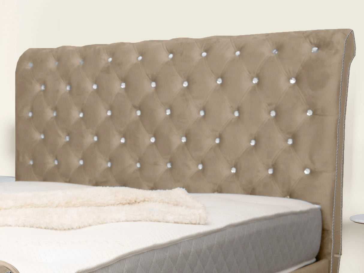 Swanzy Sleigh Upholstered Bed