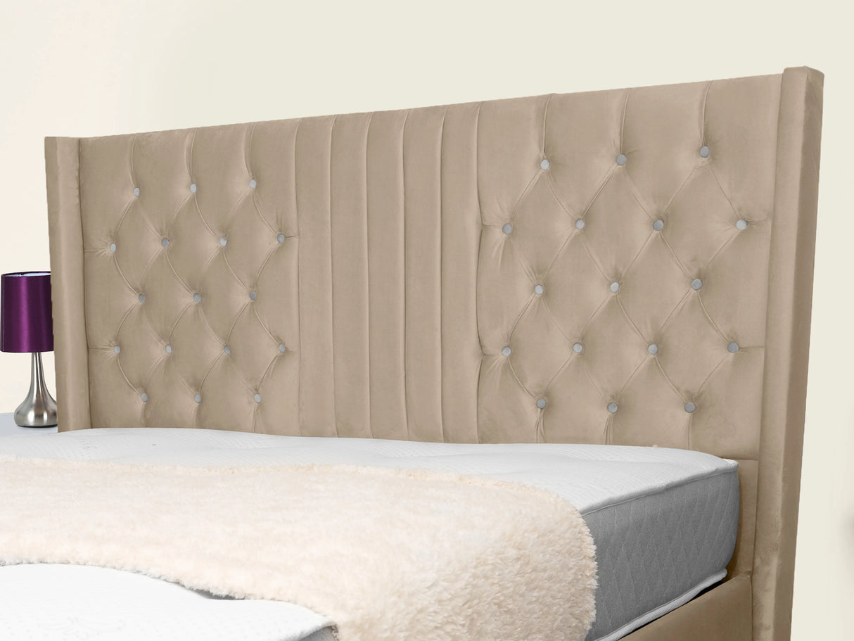 Middleton Wingback Upholstered Bed