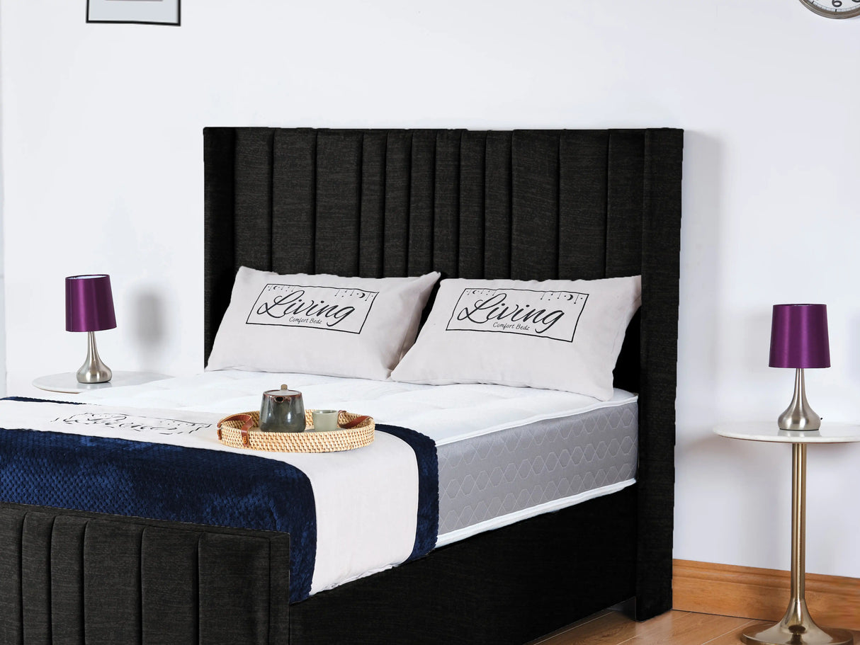 Balmoral Wingback Upholstered Bed