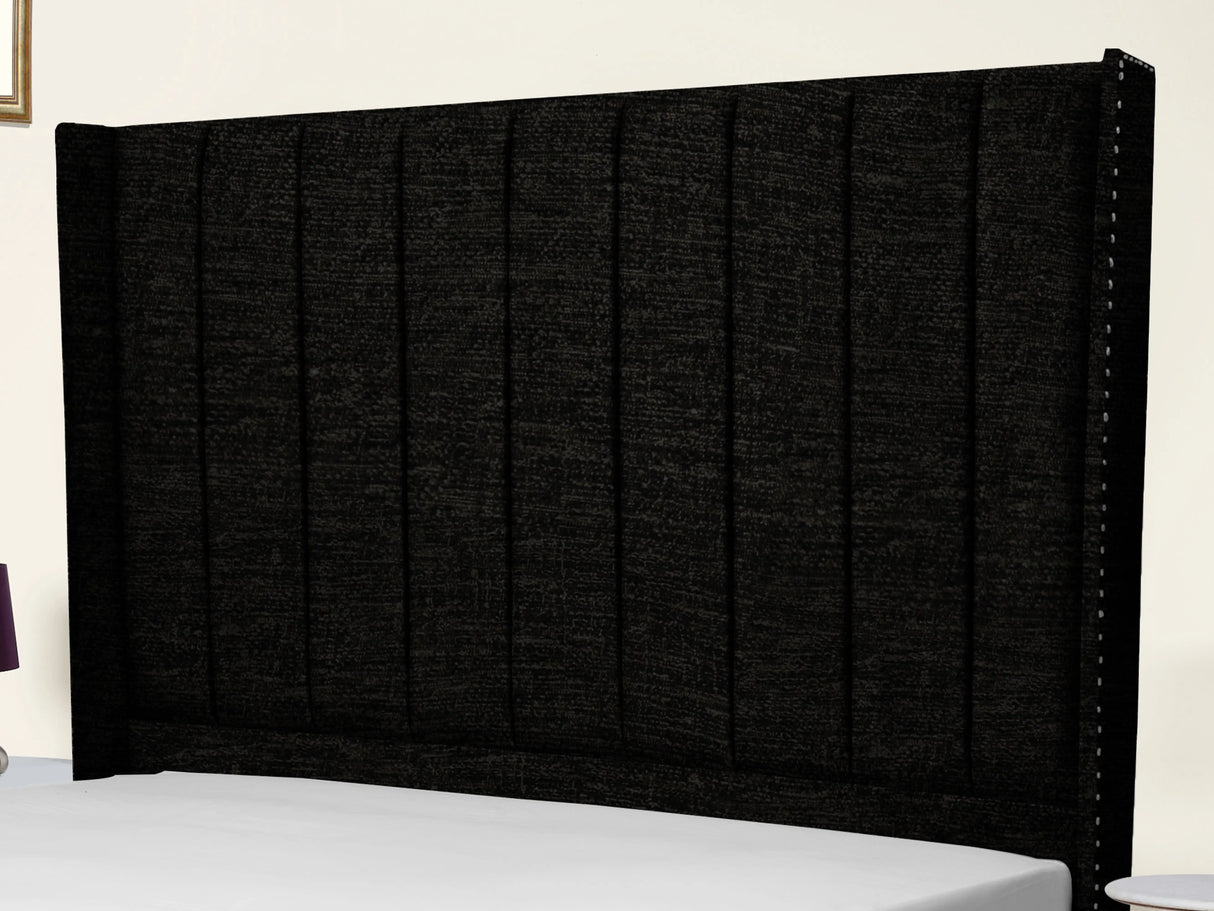 Sara Wingback Upholstered Bed