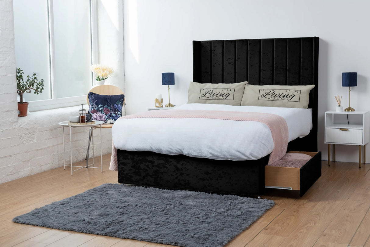 Bella Wingback Divan Bed