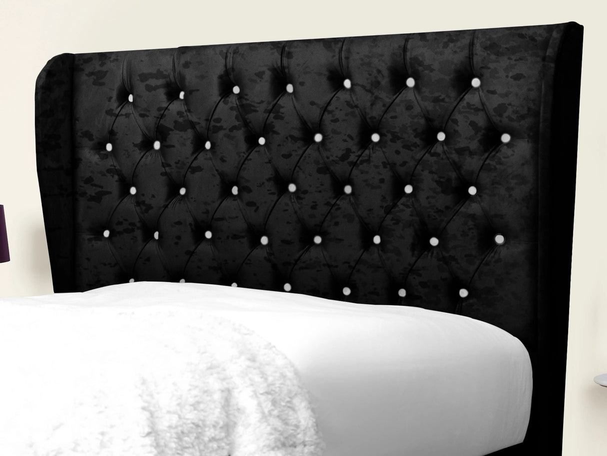 Cierra Wingback Upholstered Bed