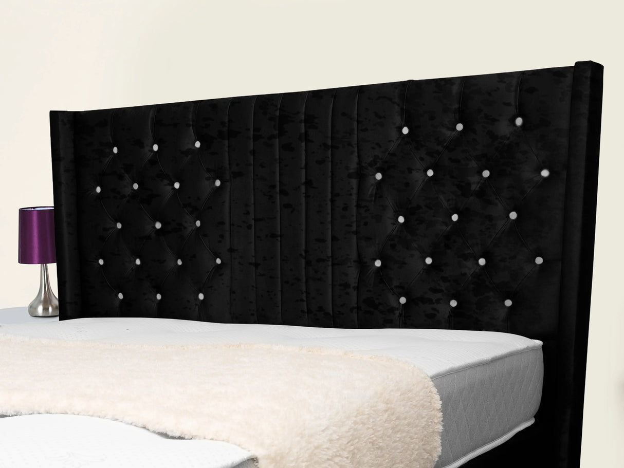 Middleton Wingback Upholstered Bed