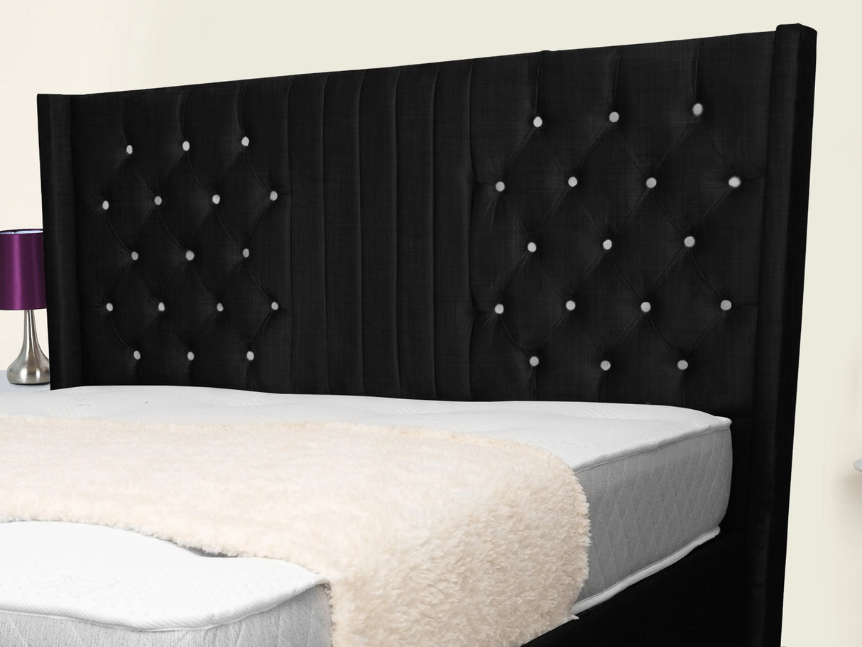 Middleton Wingback Upholstered Bed