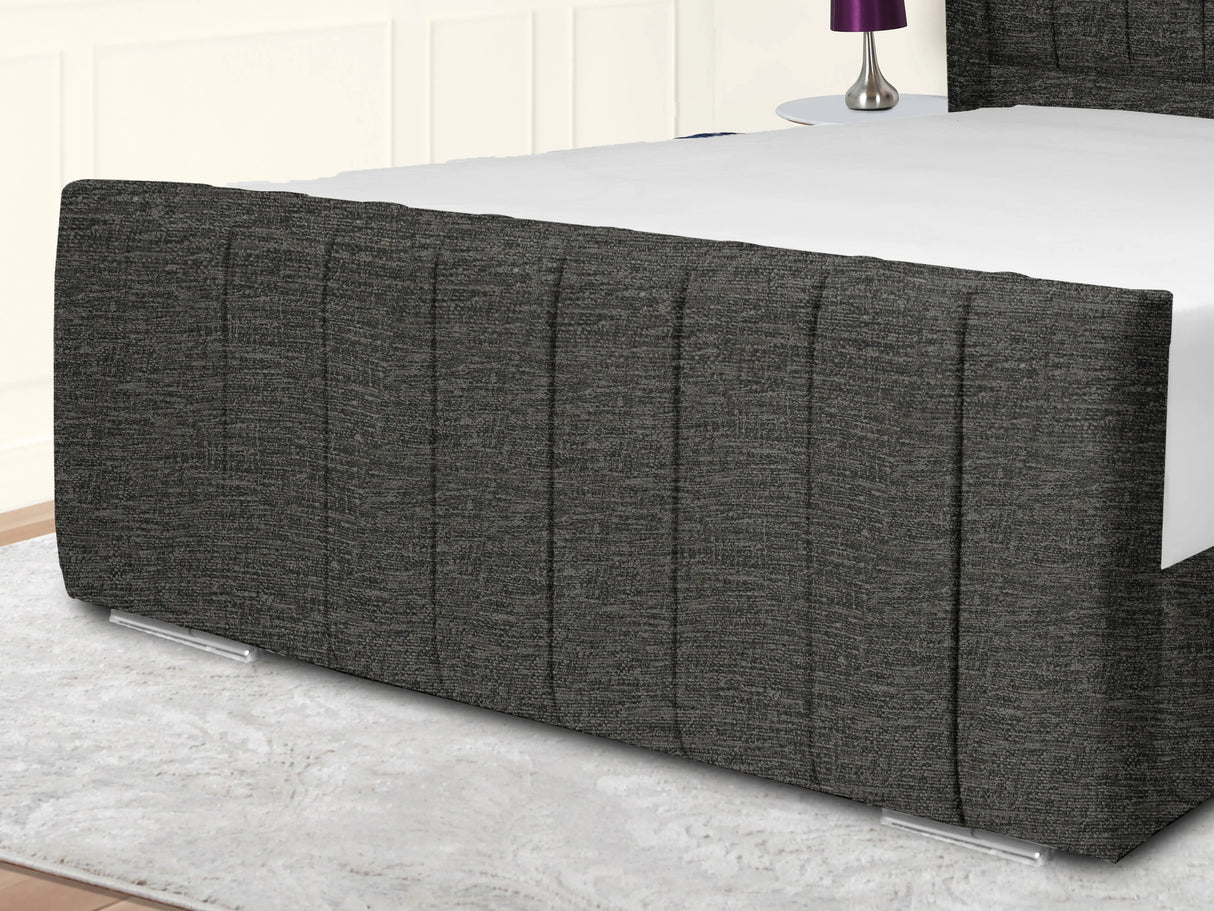 Sara Wingback Upholstered Bed