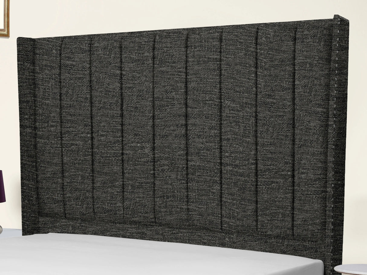 Sara Wingback Upholstered Bed