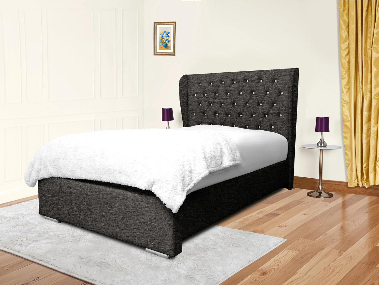 Cierra Wingback Upholstered Bed