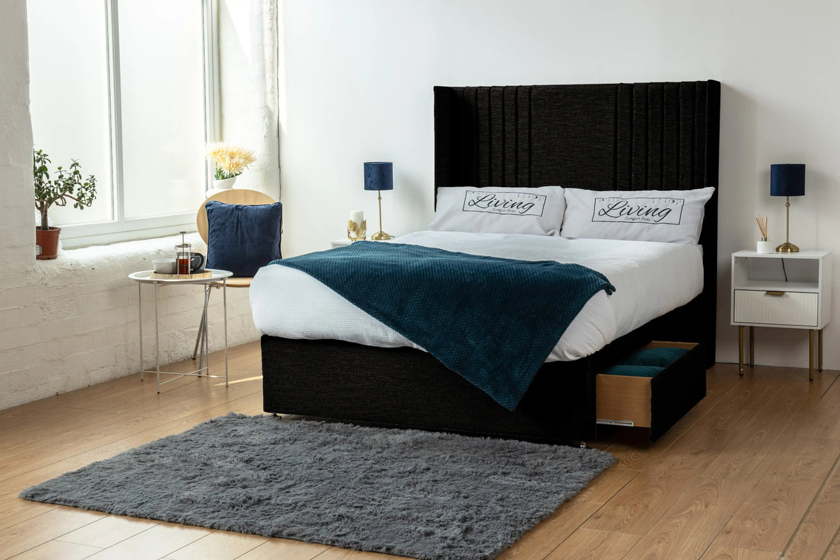 Skyline wingback Divan Bed