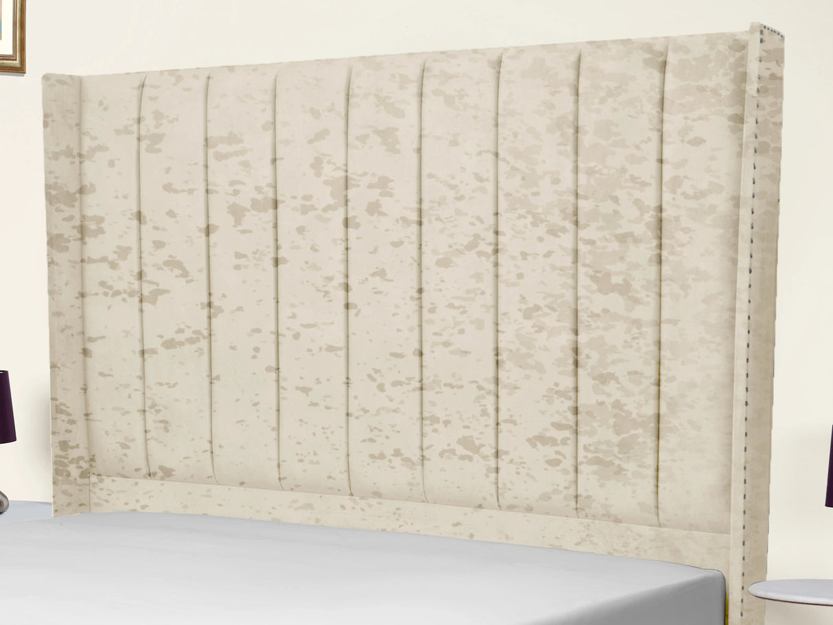 Sara Wingback Upholstered Bed