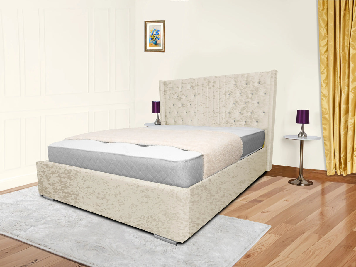 Middleton Wingback Upholstered Bed