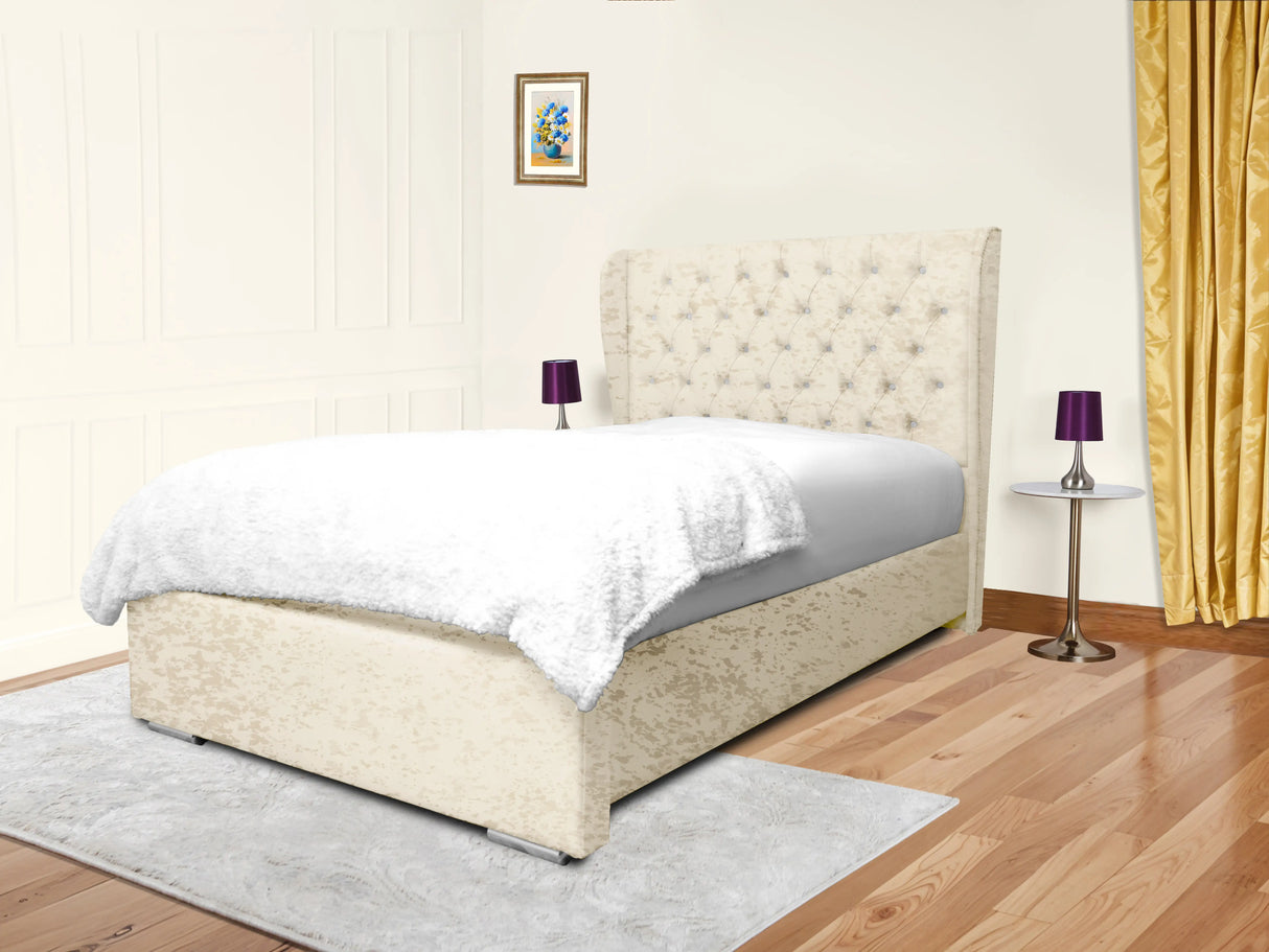 Cierra Wingback Upholstered Bed