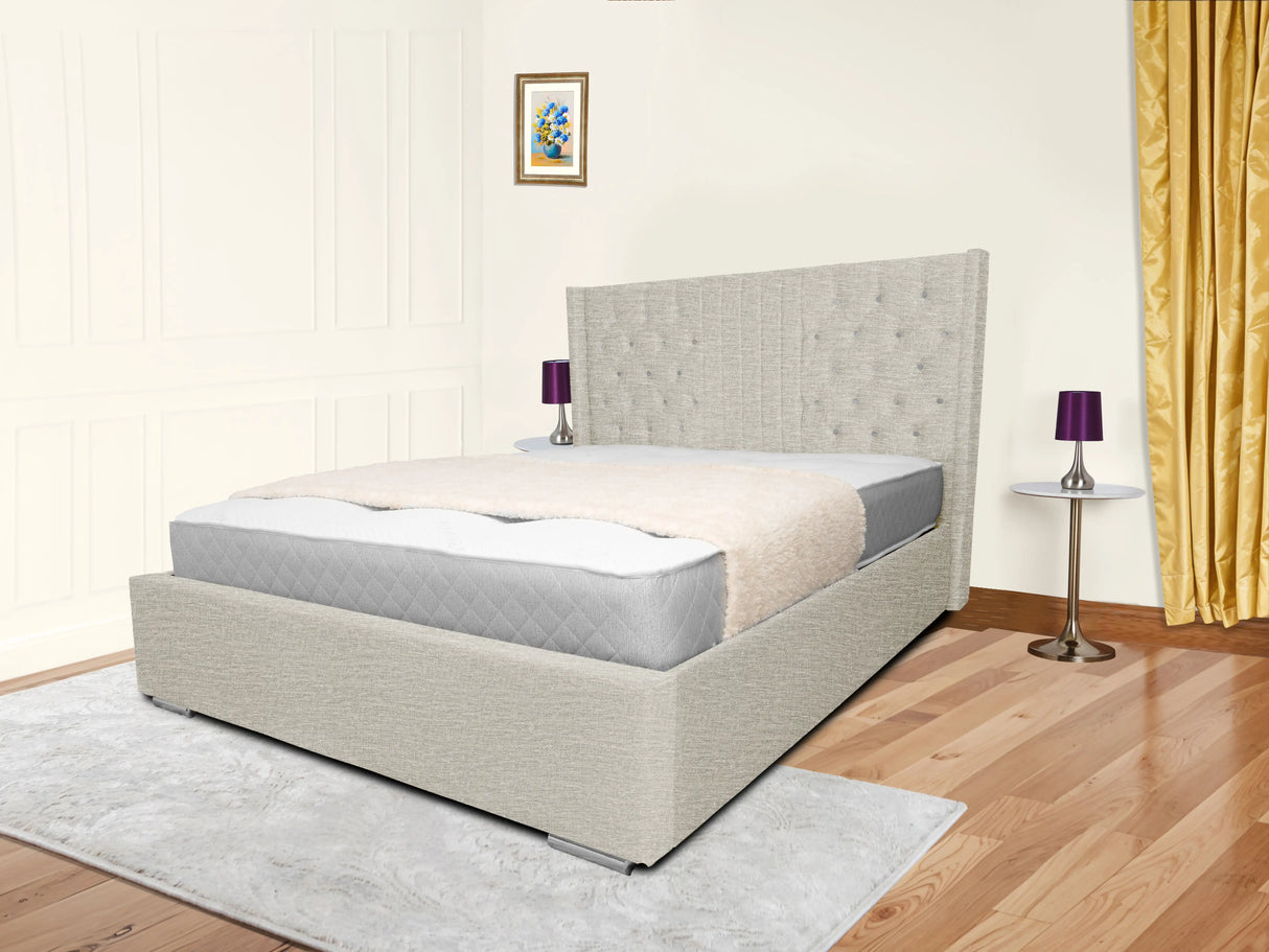 Middleton Wingback Upholstered Bed