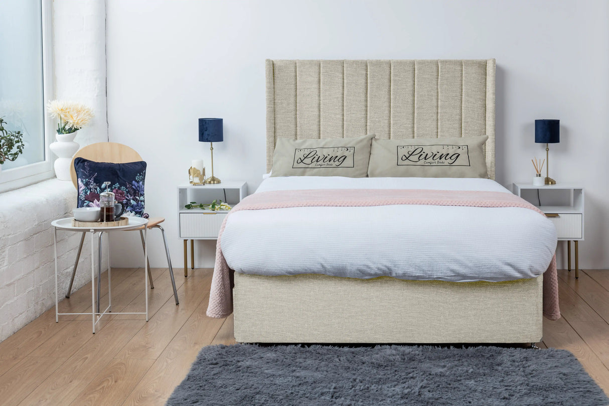 Bella Wingback Divan Bed