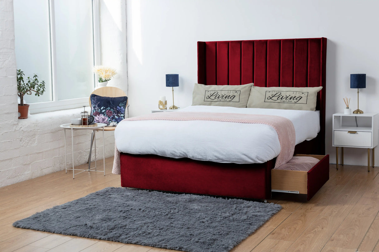 Bella Wingback Divan Bed