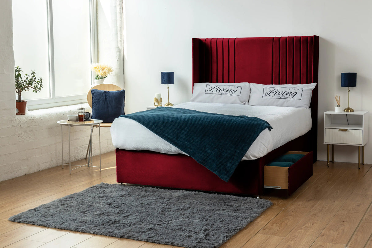 Skyline wingback Divan Bed