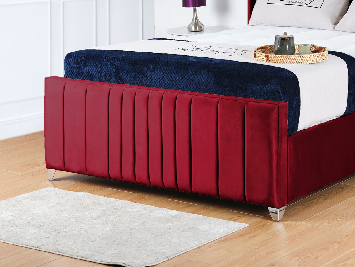 Balmoral Wingback Upholstered Bed