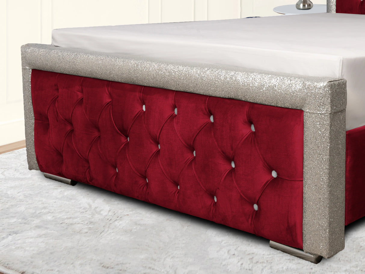 Glitz Upholstered Bed