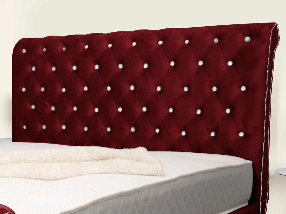 Swanzy Sleigh Upholstered Bed