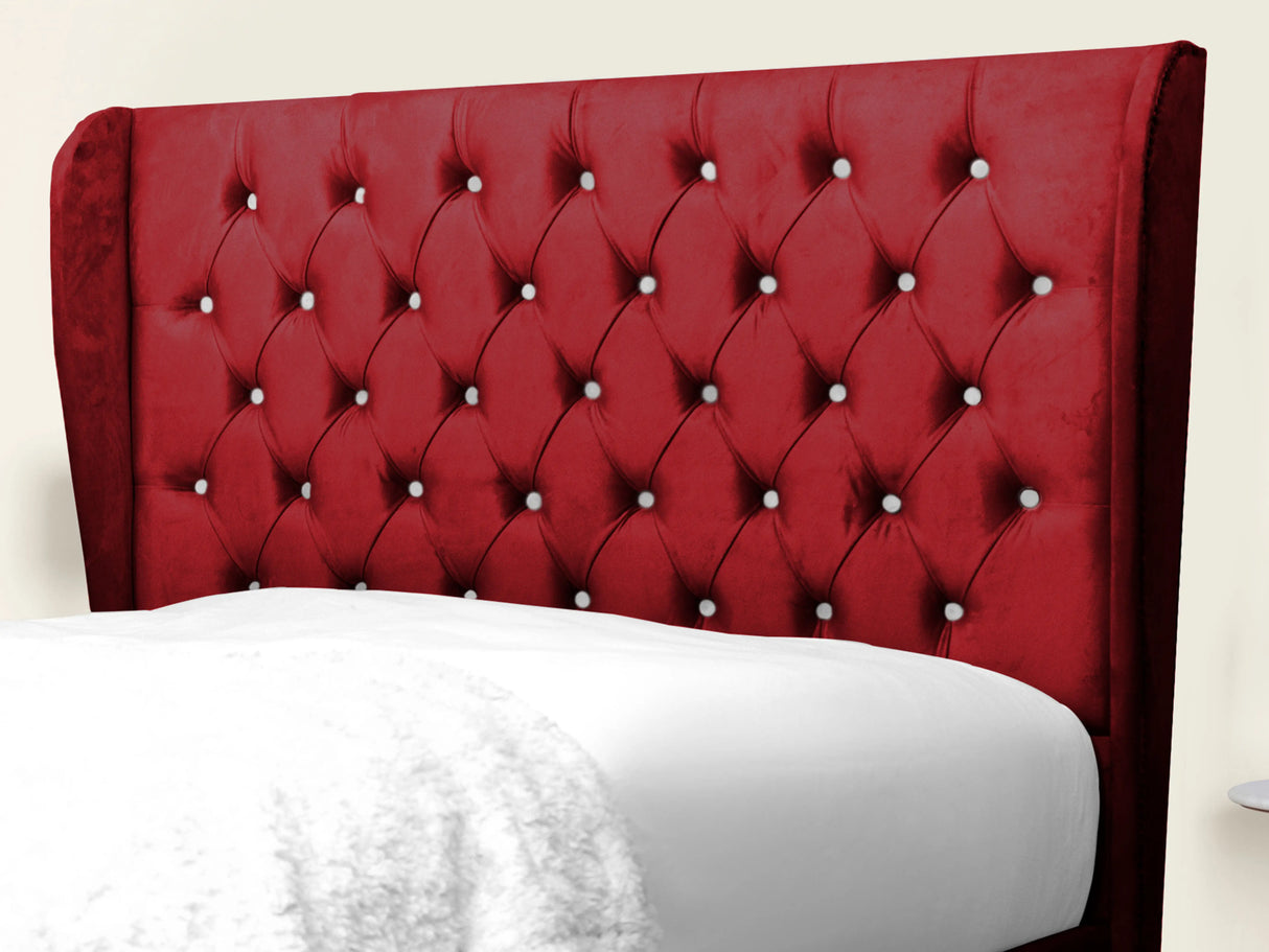 Cierra Wingback Upholstered Bed