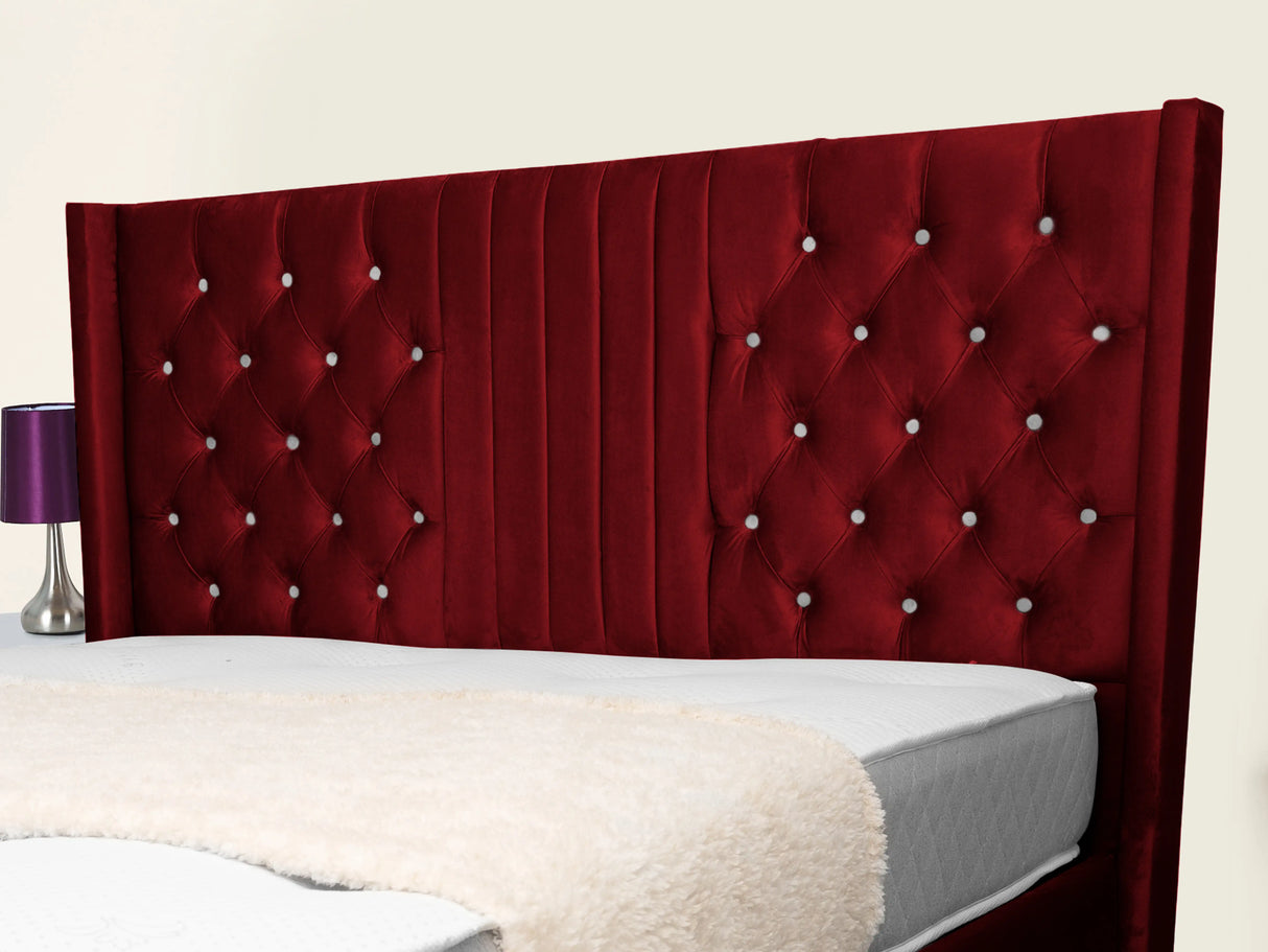 Middleton Wingback Upholstered Bed