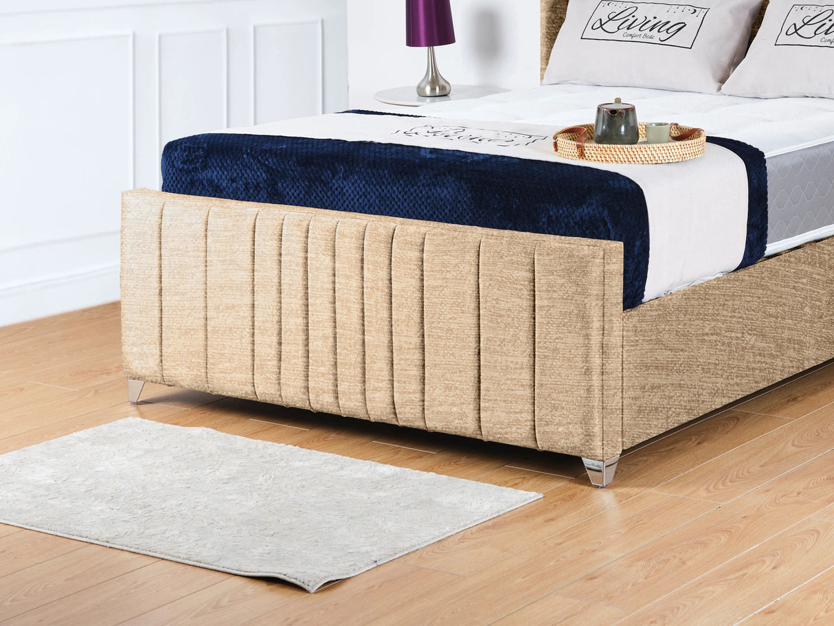 Balmoral Wingback Upholstered Bed