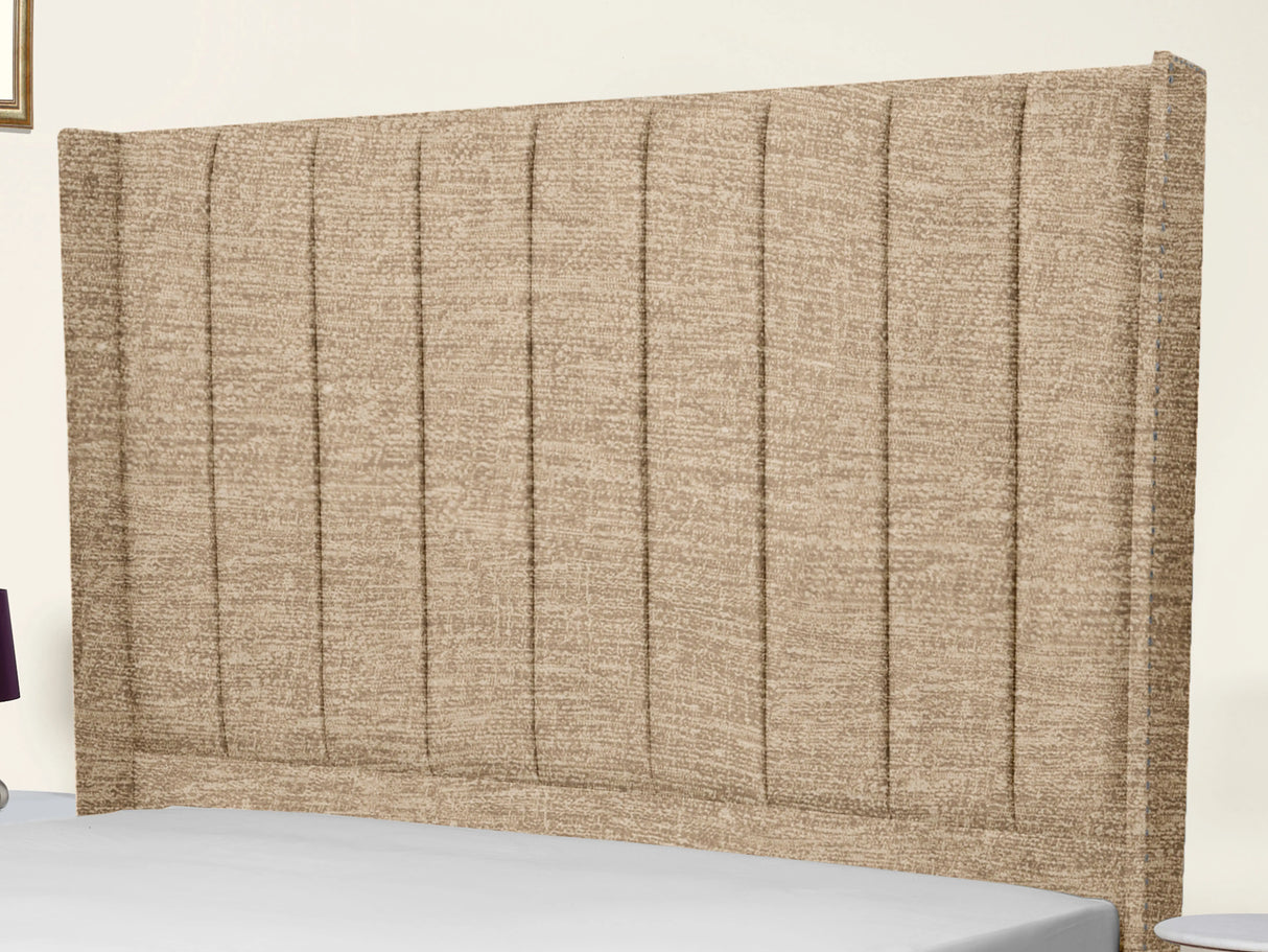 Sara Wingback Upholstered Bed